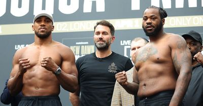 Anthony Joshua v Jermaine Franklin fight times and running order confirmed