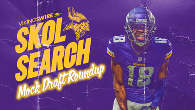 Vikings Saturday mock draft roundup