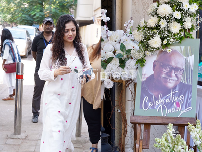 Drashti Dhami attends late filmmaker Pradeep Sarkar’s prayer meet