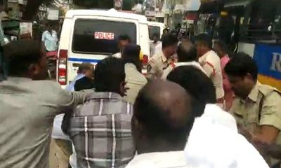 Andhra Pradesh: TDP workers detained by police in Guntur district