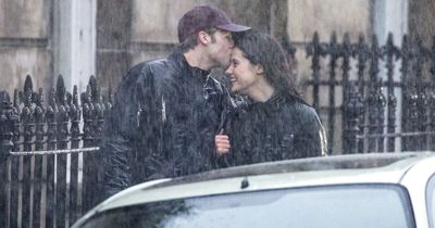 William and Kate actors share kiss during St Andrews filming for The Crown