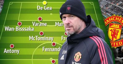 Man Utd predicted line-up vs Newcastle as Erik ten Hag weighs up Marcus Rashford call