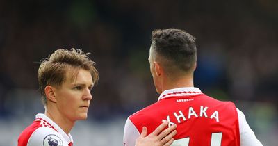 Granit Xhaka and Martin Odegaard have solved Arsenal problem that Mikel Arteta highlighted