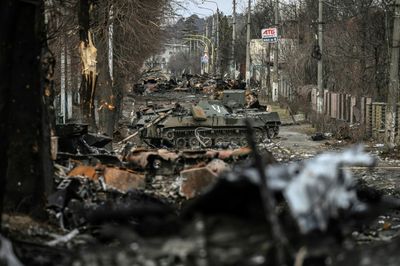 A year on from Bucha, Zelensky hails Ukraine resistance