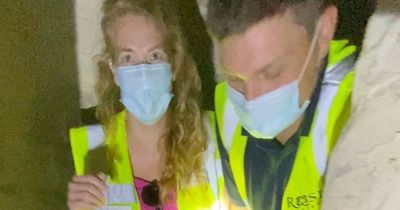 Couple find eerie hidden room with iron bed in it behind walls of new home