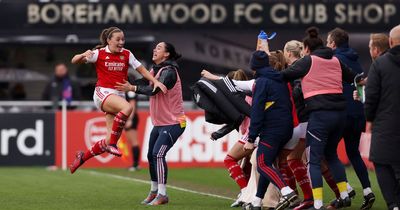 Katie McCabe scores winning goal to quash injury fears as Arsenal move into WSL contention