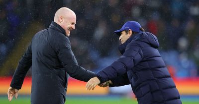 Everton boss Sean Dyche raises Antonio Conte point after being surprised by brutal Tottenham rant