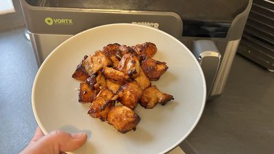 These air fryer salmon bites are so easy and tasty, even kids love them