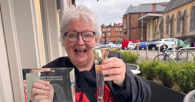 Janey Godley celebrates winning Sir Billy Connolly Spirit of Glasgow Award