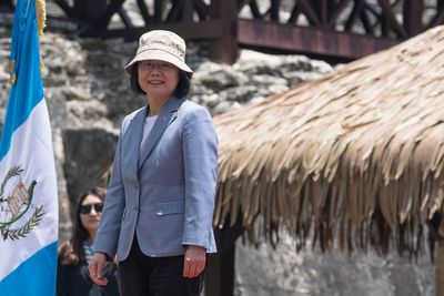 Taiwan's president wraps up Guatemala visit, heads to Belize