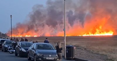 Fire that ravaged beauty spot could be seen from Wales