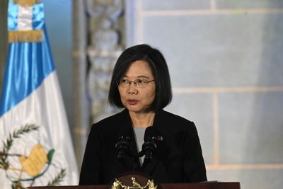 Taiwan president makes tour stop in Belize after Honduras setback