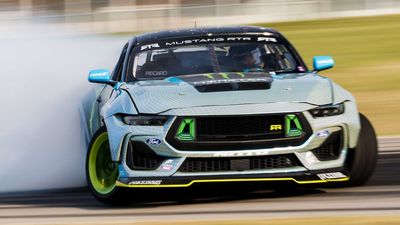 2024 Ford Mustang Gets Sideways With RTR Spec 5 Formula Drift Race Car