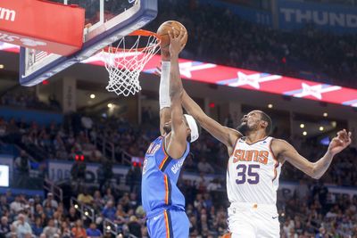 Player grades: Thunder can’t keep up with healthy Suns in 128-118 loss