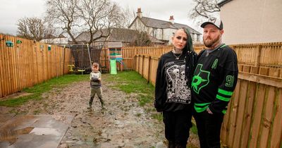 Young Scottish family gutted as dream new build home turns into a 'swamp'