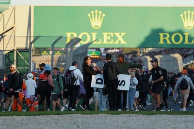 Fan injured in "freak one-off" debris incident at Australian GP