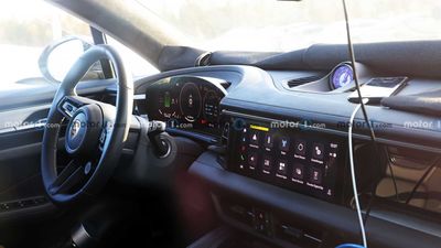 Take A Good Look Inside The 2024 Porsche Macan EV And Its Digital Dash