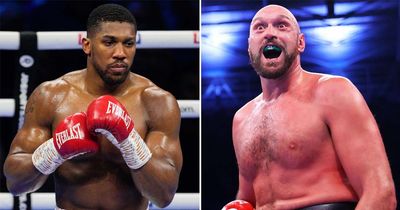 Anthony Joshua urges Tyson Fury to "shut the f*** up" in rant over grudge fight