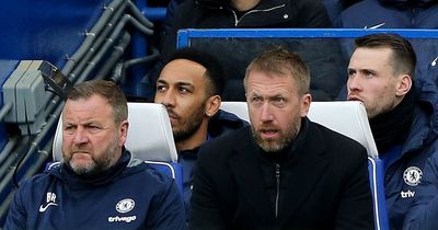 Pierre-Emerick Aubameyang 'likes' post announcing Graham Potter sack with Chelsea team-mate