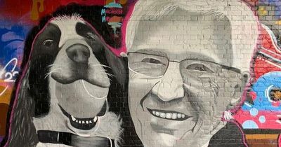 Paul O'Grady mural destroyed by yobs days after his death