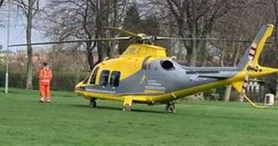 Air ambulance called to scene of medical emergency in Nottinghamshire town