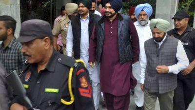 Congress leader Navjot Sidhu visits Sidhu Moose Wala's residence in Punjab's Mansa to meet his parents