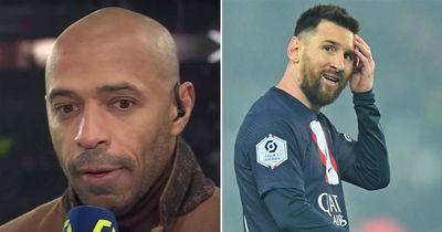 Thierry Henry makes Lionel Messi transfer plea after "embarrassing" jeers from PSG fans
