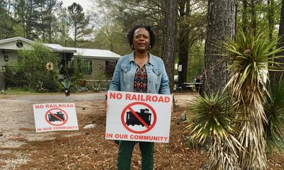 Majority-Black town fights to stop land being seized for gravel quarry rail link