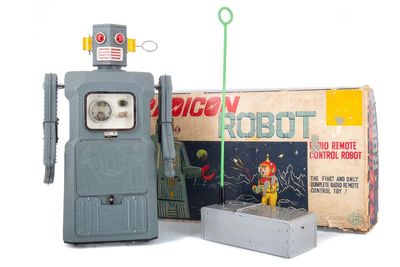 Owner of rare toy robot delighted to discover it could fetch £10,000 at auction