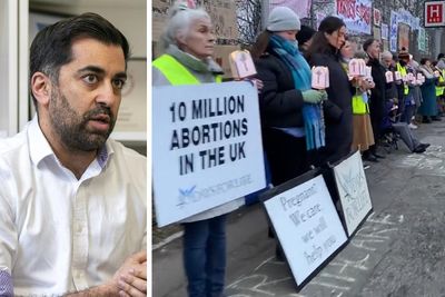 NHS doctor calls on Humza Yousaf to act after 'intimidating' anti-abortion protest