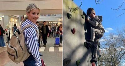 Helen Skelton treats her kids to a trip to London as ex Richie Myler welcomes new baby