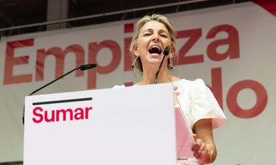 Spanish minister Yolanda Díaz launches leftwing political party