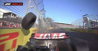 Fan injured in "freak accident" by debris from Kevin Magnussen crash at Australian GP