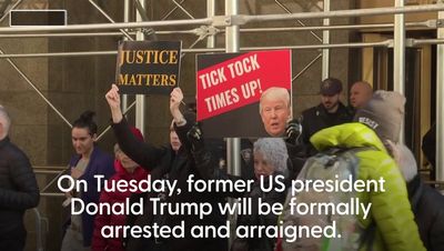 Donald Trump hunkers down in New York as he prepares to face charges