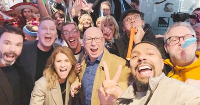 Ken Bruce jokes he now works with 'dregs of broadcasting' at launch party for new radio show