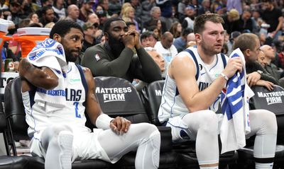 The Mavericks might wave the white flag by sitting Kyrie Irving and Luka Doncic to protect a draft pick