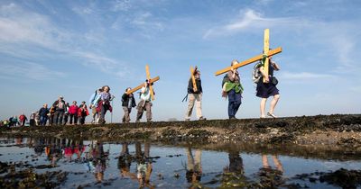 Pilgrims to take on annual cross-carrying Good Friday journey to Northumberland's Holy Island
