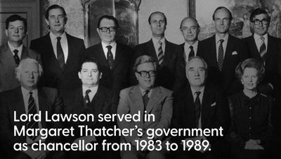 Nigel Lawson: former Conservative chancellor dies, aged 91