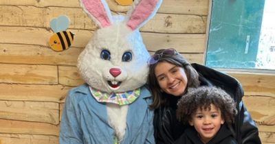 Brooke Vincent has fans in stitches with her son's hilarious response to Easter bunny on sweet family outing