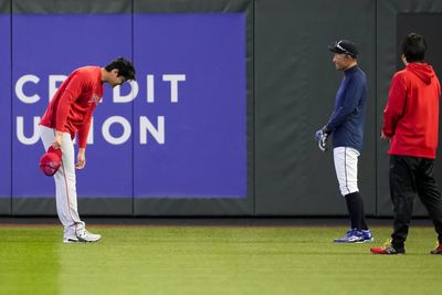 Shohei Ohtani was so adorably excited to see Ichiro before a Mariners-Angels game