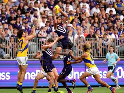 Seven Eagles injured in 41-point derby loss to Dockers