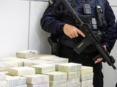 Huge heroin haul hidden in concrete before record bust