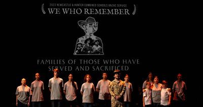 'You could've heard a pin drop': students perform a powerful commemorative act
