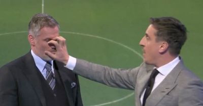 'You were horrible' - Every word from Jamie Carragher and Gary Neville's heated encounter on Harry Kane 'dive'