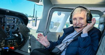 Scots pensioner, 93, fulfils wish of flying small plane again on 'thrilling' day out