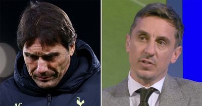 Gary Neville aims brutal dig at Antonio Conte "mess" as Man Utd justified over U-turn