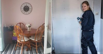 Home Bargains and B&Q shopper completely transforms 'run down' dining room for less than £100