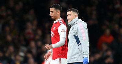 Arsenal suffer further William Saliba injury blow in Premier League title race