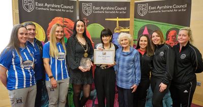 Women's football pioneer Elsie Cook honoured with East Ayrshire Council recognition