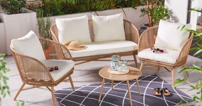 Aldi’s garden furniture range is back for 2023 - and there's 40% off right now